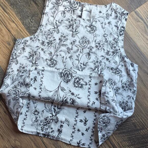 joie Womens Blouse 100% linen Small Sleeveless Top - Picture 6 of 6